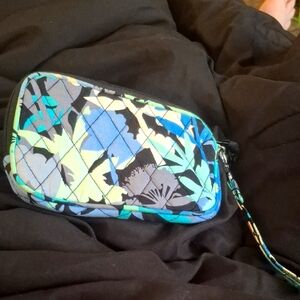 Floral Quilted Wristlet